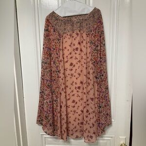 Lovestitch Floral Maxi Prairie Boho Skirt Sz M